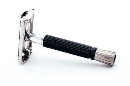 1966 Gillette Black Handle DE Super Speed Safety Razor L4 | Nickel Revamp