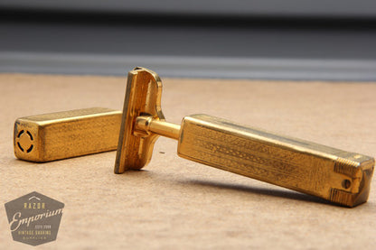Schick 1930's Type B Gold Repeating Injector Razor