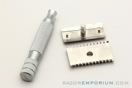 Above the Tie Slant Open Comb 2016 S2 Stainless Steel Safety Razor