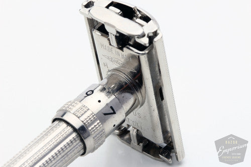 Gillette 1967 Slim Adjustable Safety Razor * Nickel Revamp