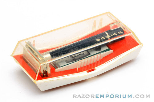 1970's Schick 'Krona' Double Edge Safety Razor Set