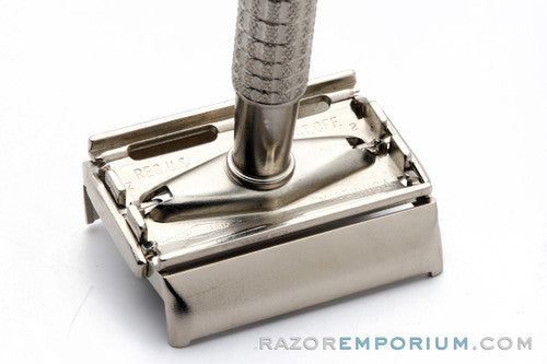 1954 Gillette Flare Tip Double Edge Super Speed Safety Razor | Factory Nickel Revamp