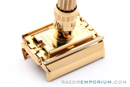 1964 Gillette J3 Slim Aristocrat Adjustable Double Edge Safety Razor