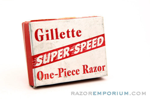 1940's Super Speed One-Piece Double Edge Razor in Case