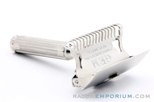1930s Gem Junior Single Edge Safety Razor | Factory Nickel Revamp