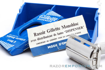 1950's Gillette British Heavy Duty HD Rocket Safety Razor Set - Excellent