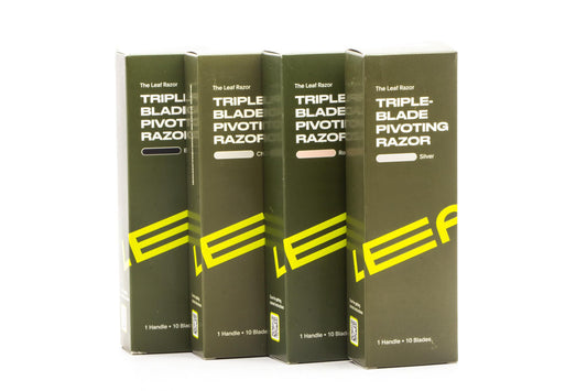 The LEAF |Triple-Blade Pivoting Head Razor