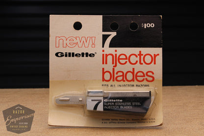 Gillette Super Stainless Injector (7) - New Old Stock (NOS) Razor Blades