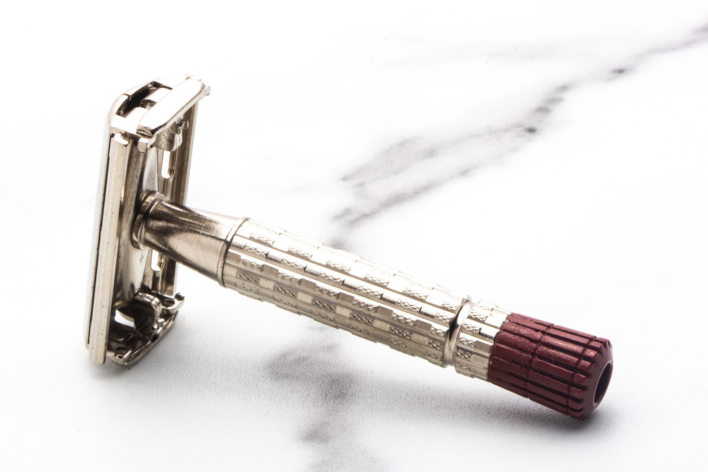 1958 D1 Gillette Heavy Red Tip Super Speed Safety Razor | Original Condition