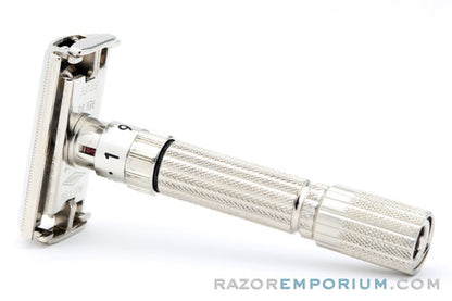 1960 Gillette Fatboy F4 Adjustable Double Edge Safety Razor