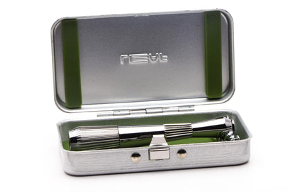 Silver Twig Single Blade Razor & Case| Pre-Owned