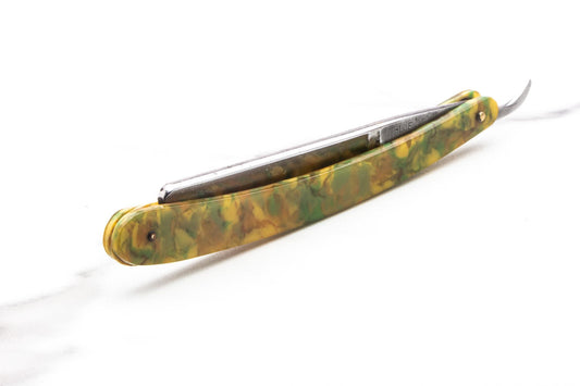 5/8" Vintage Restored Kanan Bros Blue Steel Special Straight Razor