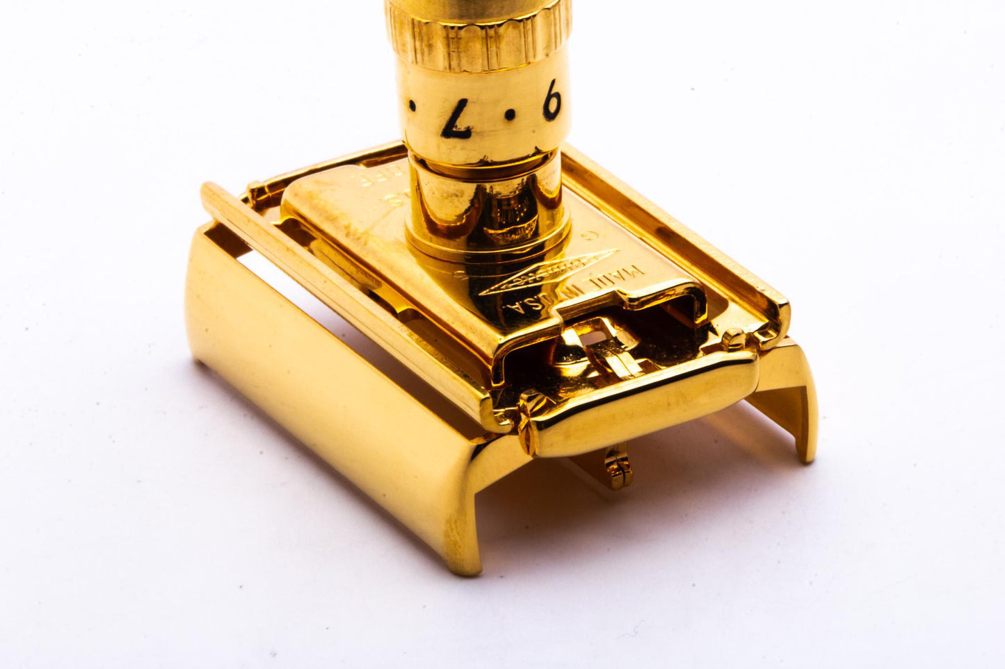 1961 G3 Gillette Slim Adjustable Double Edge Safety Razor  | 24k Gold Revamp