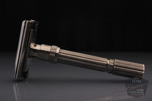 Gillette 1967 Slim Adjustable Safety Razor M3 * Black Nickel REVAMPED