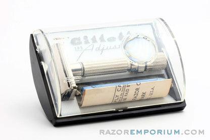 1960 Gillette $1.95 Adjustable "Bottom-Dial" Fatboy - Mint