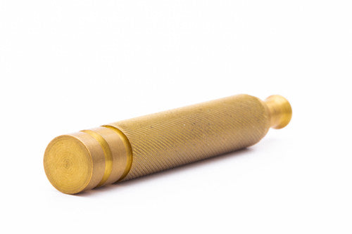 Universal Threaded Brass Double Edge Razor Handle - Pre-owned