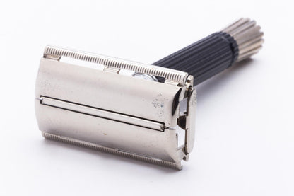 1971 R2 Gillette Black Handle Super Speed Double Edge Safety Razor | Original Condition