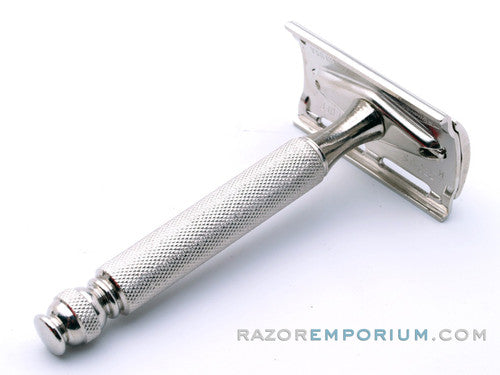 1962 H2 Gillette Ball End Tech DE Razor in Original Red Box w/ Blades