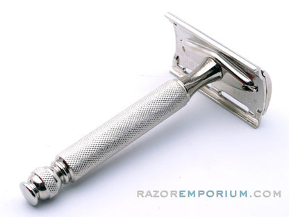 1962 H2 Gillette Ball End Tech DE Razor in Original Red Box w/ Blades