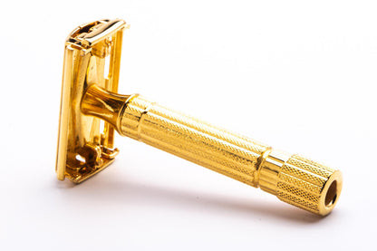 1944-1946 Gillette Aristocrat Safety Razor w/ Leather Case and Blade Bank | Original Condition