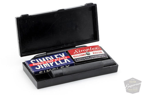 1940's WWII Military Simplex DE Safety Razor Travel Set- NOS – Razor ...