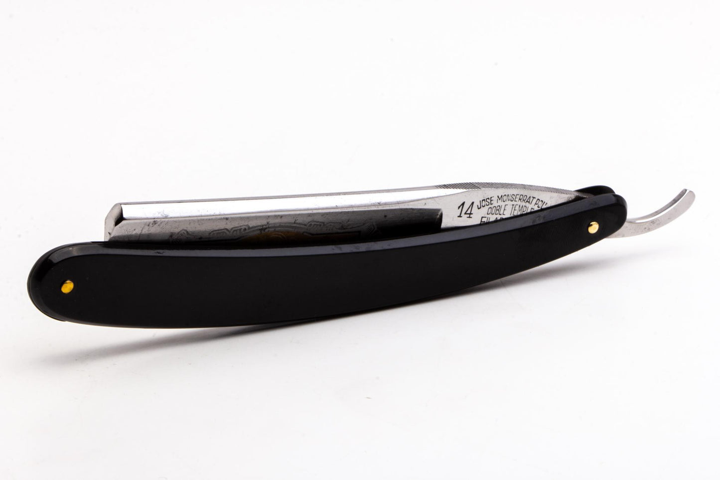 7/8" Filarmonica "Doble Temple" #14  Straight Razor w/ Coffin | Spain