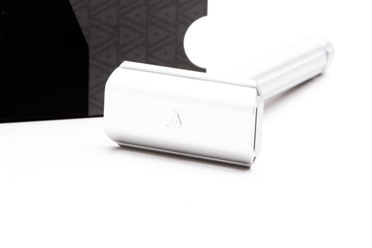 Ayslworth Razor | APEX-AL Double Edge Safety Razor - Aircraft Silver Classic | No Box