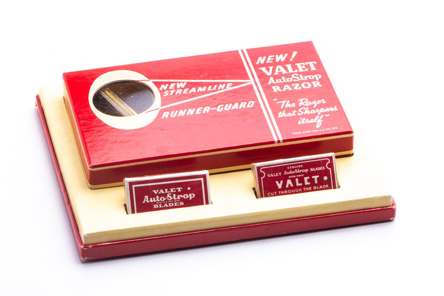 1930's Valet Auto Strop Razor Set w/ Original Cardboard Box | New Old Stock
