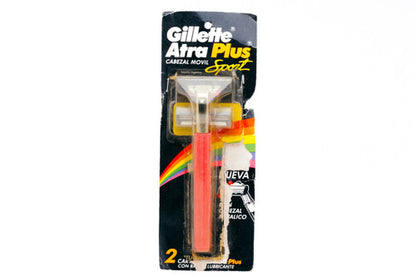1980's Gillette Atra Plus Sport Coral Razor - New Old Stock