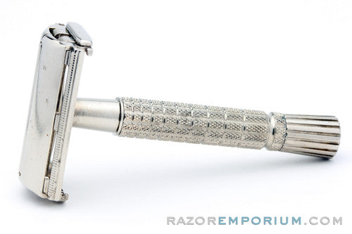 1960 Gillette TTO Flare Tip Super Speed DE Safety Razor F3