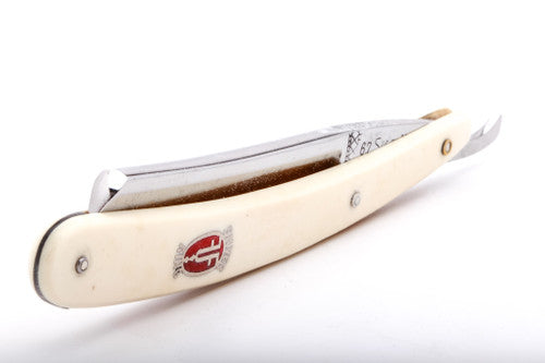 7/8" Grah & Plumacher 67 Silver Ring Straight Razor Hollow Ground | Solingen, Germany | Used
