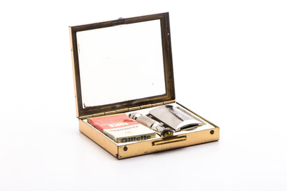 1965 K4 Gillette Tech Travel Safety Razor Set | Original Condition