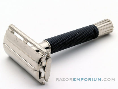 1986 G3 Gillette Black Handle Super Speed Safety Razor