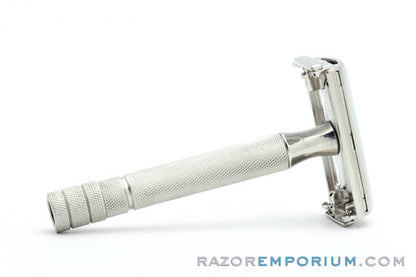 1951 Gillette Super Speed Safety DE Razor W3 | Factory Nickel Revamp