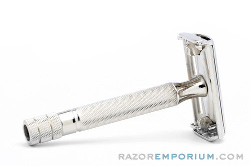 1946 Gillette Ranger Tech TTO DE Razor Factory Nickel Revamp