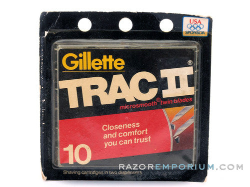 Gillette Trac II Microsmooth Twin Blades (10) – Razor Emporium