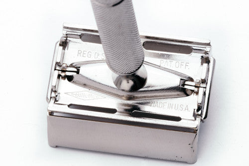 1947-51 Gillette Super Speed TTO DE Safety Razor with Styrene Case