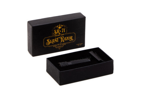 The Holy Black SR-71 Slant Safety Razor