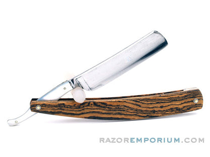 13/16" H. Boker Elite Round Point Straight Razor w/ Cocobello Wood | Shave Ready