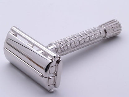 1950's Gillette Flare Tip Rocket Super Speed Safety Razor | Rhodium Revamp | Made in England