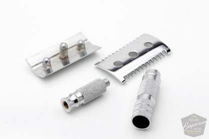 1960's Hoffritz Open Comb Travel Double Edge Safety Razor