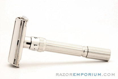 1962 Gillette Slim Adjustable DE Safety Razor H1 | Rhodium Revamp