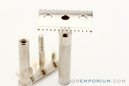 1919 Gillette Single Ring DE Safety Razor |Nickel Revamp