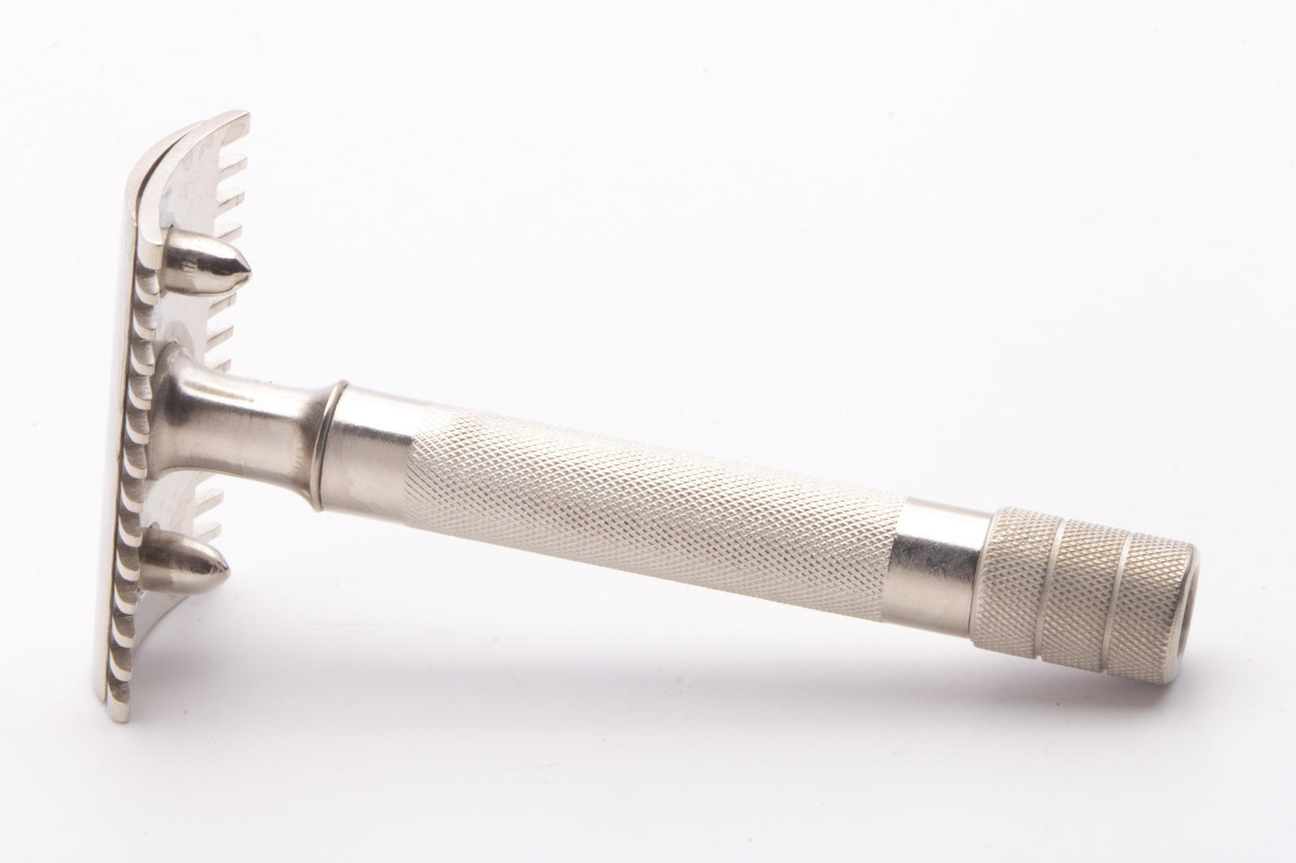 German Single Ring Replica Open Comb Double Edge Safety Razor | Factory Nickel Revamp