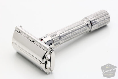 Gillette 1959 Fatboy Adjustable Double Edge * Rhodium Revamp