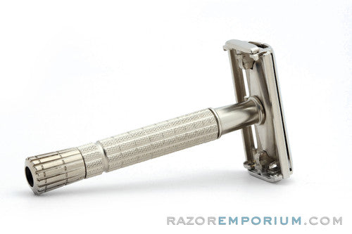 1954 Gillette Flare Tip Double Edge Super Speed Safety Razor | Factory Nickel Revamp