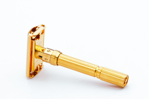 1967 M4 Gillette Slim Adjustable Safety Razor | 24K Gold Revamp