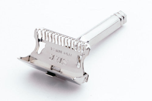 1950s Star 1912 Style Single Edge Safety Razor Nickel Revamp