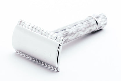 Gillette New Improved Standard Criterion Bostonian DE Safety Razor - Rhodium Revamp
