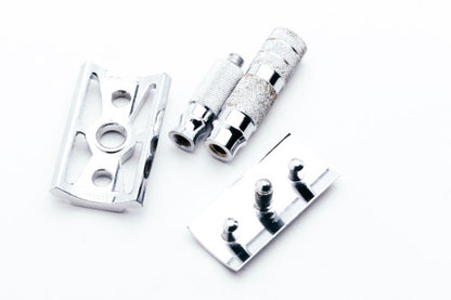 Apollo 3 Piece Travel Razor with Leather Case